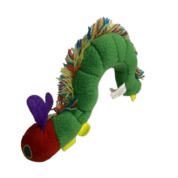 Vintage Eric Carle Very Hungry Caterpillar Plush Stuffed Animal 7" Travel Size - Picture 1 of 7